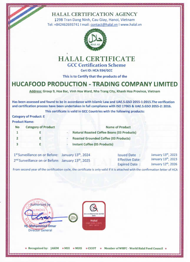 Chứng nhận Halal - Xác nhận rằng sản phẩm, dịch vụ hoặc quy trình sản xuất đáp ứng các yêu cầu và quy định của luật Hồi giáo