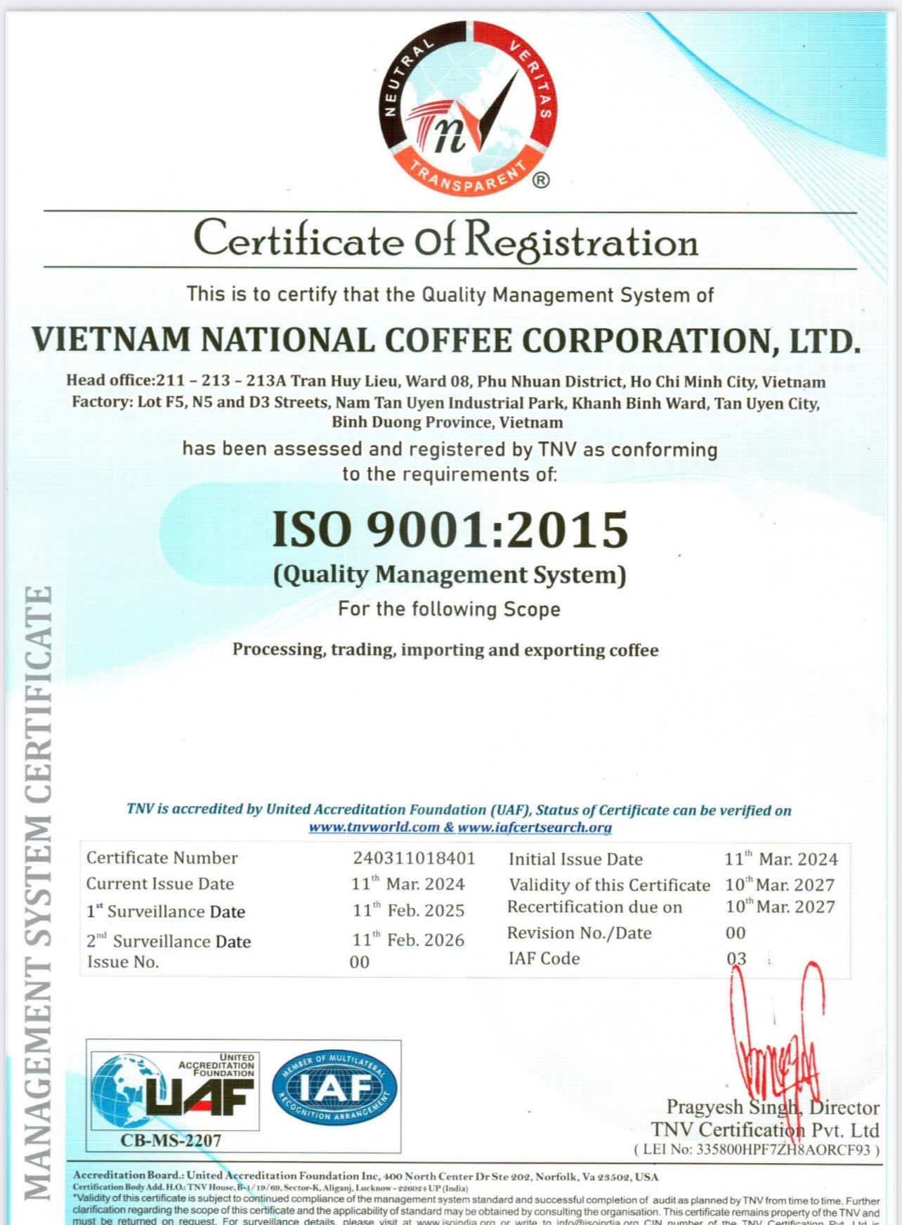 Chứng nhận ISO 9001:2015 - Tiêu chuẩn quốc tế về quản lý chất lượng và đảm bảo chất lượng